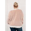 Women's Least High Maintenance Contrast Trim Sweater - One Eleven North - 3 of 3