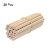 Unique Bargains Arts Garden Christmas Decoration Round Natural Wood Sticks 20 Pcs - 3 of 4