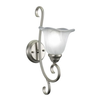Vaxcel Bella 1 - Light Vanity in  Brushed Nickel