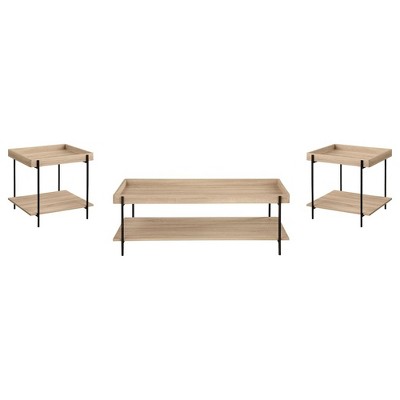 Coaster,Fallon 2-piece Rectangular Coffee and End Table Set