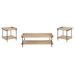 Coaster,Fallon 2-piece Rectangular Coffee and End Table Set - 1 of 4