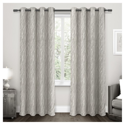 Window Curtain Panel Light Gray, Target Light Gray Blackout Curtains
