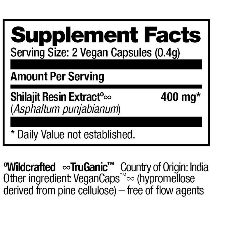 Healthforce Superfoods - Shilajit - 120 VeganCaps, 2 of 3