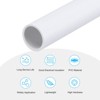 Unique Bargains PVC Water Plumb DIY Crafts High Impact Rigid Round Pipes 8" Length - 3 of 4
