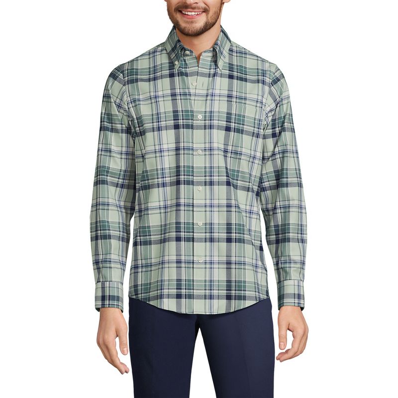 Lands' End Men's Traditional Fit No Iron Twill Shirt, 1 of 3