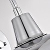 Chloe Lighting Ironclad Industrial 1 Light Chrome Indoor Wall Sconce 9" Wide - 2 of 4