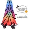 Magifire Butterfly Wings for Girls, Halloween Costume, Fairy Shawl, Ages 3-15, Fluorescent - 2 of 4