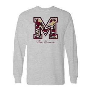 NCAA Morehouse College Maroon Tigers Gray Long Sleeve T-Shirt - 1 of 1