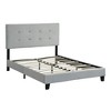 NicBex Full/Queen/King Upholstered Bed Frame with Tufted Headboard,Platform Bed Frame with Wood Slats Support,No Box Spring Needed,Easy Assembly - 3 of 4