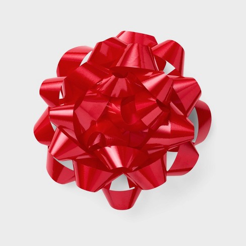 Red Gift Bow 9in