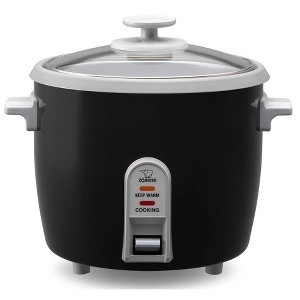 Zojirushi 6c Automatic Rice Cooker & Steamer - Black - NHS-10BA: 6 Cup Capacity, Nonstick, Warmer, Steamer, Stay-Cool Handles - 1 of 4