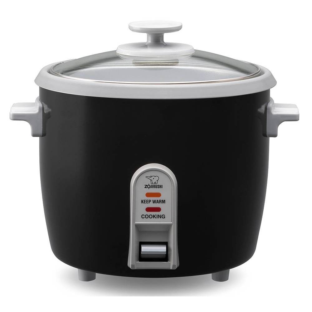 Zojirushi 6c Automatic Rice Cooker &amp; Steamer - Black - NHS-10BA