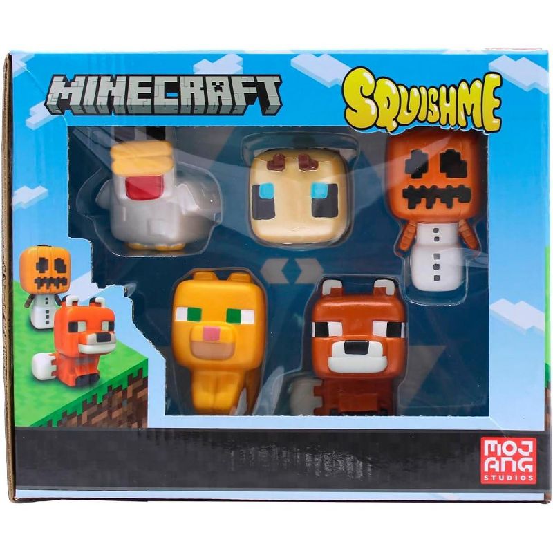 Just Toys Minecraft 5 Piece SquishMe Collectors Box, 2 of 4