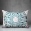 Creative Products Round Blue Dashes 14x20 Indoor / Outdoor Pillow - 3 of 4