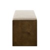 NicBex Modern Storage Bench with Removable Upholstered, Entryway Bench with Lower Shelf Shoe Rack, Storage Ottoman for Bedroom, Entryway - 4 of 4