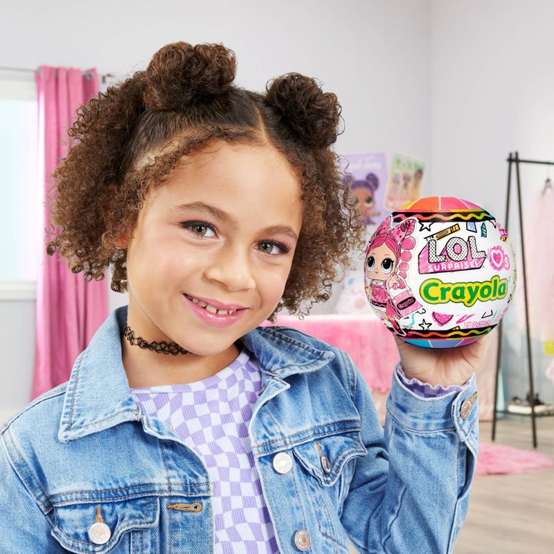 L.O.L. Surprise! Loves CRAYOLA Tots with Collectible Doll, 7 Surprises, Crayola Dolls, 4 of 9