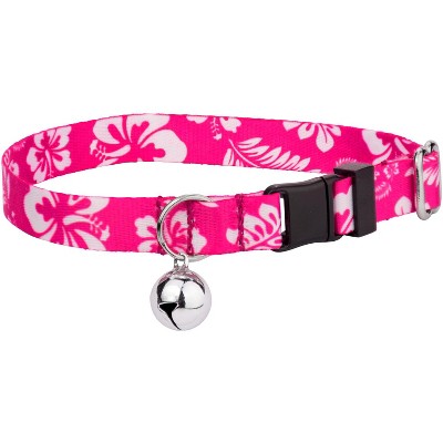 Country Brook Petz Pink Hawaiian Cat Collar