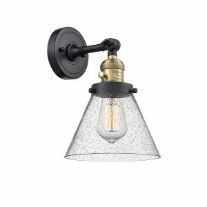 Cone - 1 Light Wall Sconce In Industrial Style-10 Inches Tall and 8 Inches Wide - 1 of 1