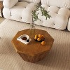 NicBex 31.5 Inch Octagonal Rubberwood Coffee Table,Farmhouse Center Table for Living Room,Bedroom - 2 of 4