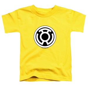 Toddler Boys' Green Lantern Sinestro Corps Costume Chest Logo T-Shirt - 1 of 3