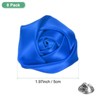Unique Bargains Handmade Men Suits Formal Boutonnieres Wedding Corsage Lapel Pin Flower Brooch Butterfly Buckle 8 Pcs - 3 of 4