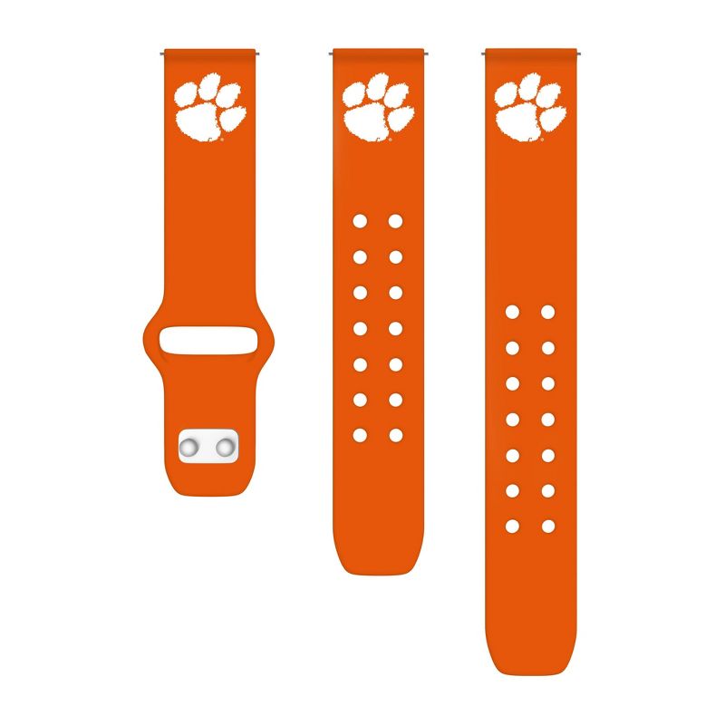 NCAA Clemson Tigers Samsung Watch Compatible Silicone Band  , 2 of 4