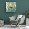 Sasha 'Peacock Impasto II' Canvas Art - 4 of 4