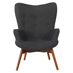 Hariata Fabric Contour Chair - Christopher Knight Home, Gray