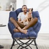 RISOKEYS Accent Chair with Ottoman-Lounge Accent Chair,Easy Assembly & Space-Saving Footrest,Comfy Reading Chair for Living Room & Bedroom - 2 of 4