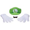 Disguise Mens Super Mario Bros Classic Luigi Elevated Accessory Kit Costume - Size One Size Fits Most - Green - 3 of 3