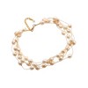 SOHI Women's Pearl White The Venezia Collar Necklace - 2 of 4