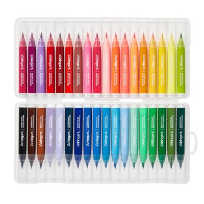 KINGART Brush Tip Markers 36 Colors