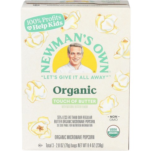 Newman's Own Organic Light Butter Popcorn - Case of 1 - 2.8 oz - image 1 of 1