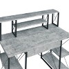 Grungis Office Desk with Open Shelves and Hutch,Computer Desk with 1 Drawer for Home Office,Company - 4 of 4