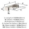 Amerock Augment 3 Inch (76mm) Cabinet or Furniture Pull - 4 of 4