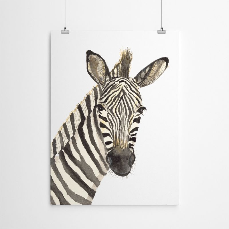 Americanflat Animal Minimalist Zebra By Cami Monet Poster, 4 of 7