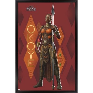 Trends International Marvel Black Panther: Wakanda Forever - Okoye Framed Wall Poster Prints - 1 of 4