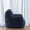 ROOMTEC Bean Bag Chair, Velvet Tufted Foam Accent Lazy Sofa Chair Floor Couch Chair - 4 of 4