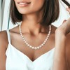 EVERLY JEWELRY | Sterling Silver 6-11mm Graduated Cultured Freshwater Pearl Strand Necklace, 18 inc - 4 of 4