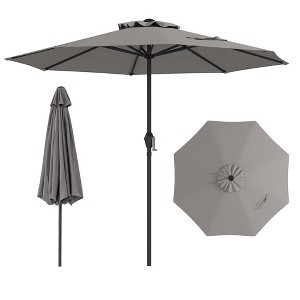 Tangkula Outdoor Patio Umbrella Modern Table Umbrella w/8 Heavy Duty Ribs Sun-proof - 1 of 4