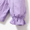 Disney Frozen Elsa Anna 2pcs Toddler Girl Character Print Puff Sleeves Top with Skirts Set - 4 of 4