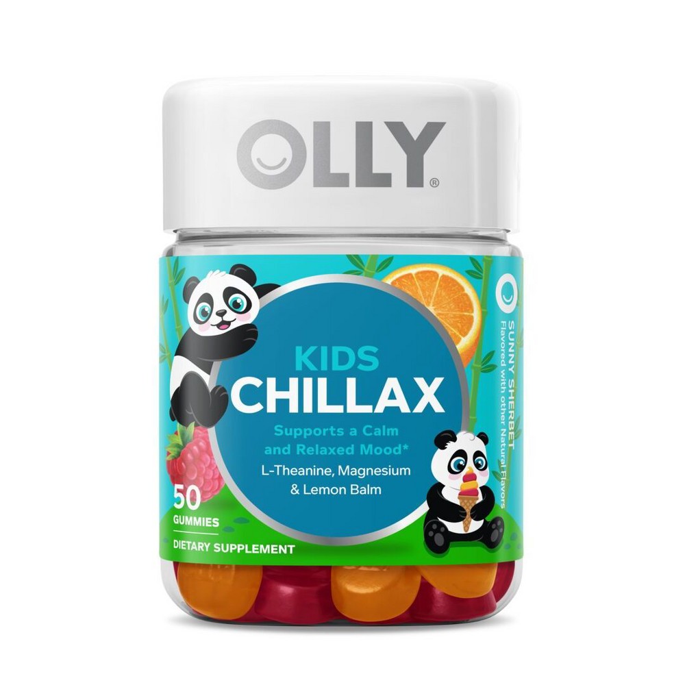 Photos - Vitamins & Minerals Olly Kids Chillax Supplement Gummies with Magnesium, L-Theanine & Lemon Ba 