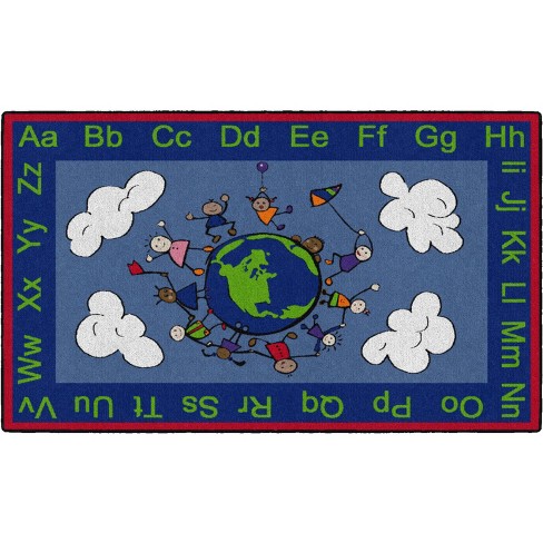 Flagship Carpets Happy World Welcome Mat, 3' X 5' : Target