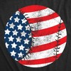 Mens Funny T Shirts American Flag Baseball Sarcastic Fourth Of July Graphic Novelty Tee for Men - Crazy Dog Men's T Shirt For Fourth Of July - 2 of 4