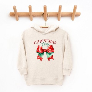 The Juniper Shop Coquette Christmas Girly Toddler Graphic Hoodie - 1 of 3