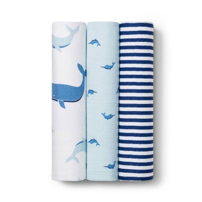 cloud island muslin swaddle blankets