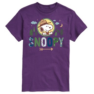 Men's - Peanuts - Ranger Snoopy Short Sleeve Graphic T-Shirt - 1 of 4