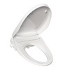 Bio Bidet by Bemis Discovery Elongated Bidet Toilet Seat : Microfiber, Machine Washable, Non-Slip Backing - 2 of 4