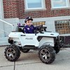 Aosom 12V Ride-on Truck with Remote Control, 2-Seater Battery-Operated Electric Car for Kids with Music, White - 3 of 4