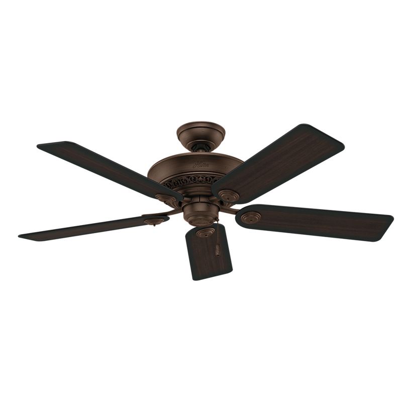 52&#34; Italian Countryside Ceiling Fan Cocoa (Includes Energy Efficient Light) - Hunter, 3 of 14